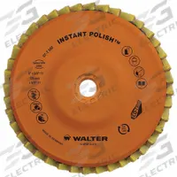 WALTER SURFACE TECHNOLOGIES Polishing Disc: Type 27, 5" x 5/8"-11, Aluminum Oxide, Plastic Bk (MPN 07T502). Key specifications — Connector Size: 5/8"-11; Grade: Polish; Series: Instant Polish; Brand: WALTER SURFACE TECHNOLOGIES.