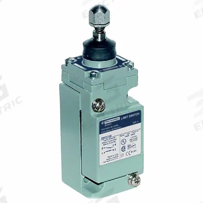 TELEMECANIQUE SENSORS Plug-In Limit Switch: Plunger Actuator, Metallic, Plunger - Top-Mount Plunger Limit Switches