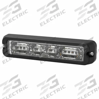 CODE 3 Vehicle Directional Light Bar: Perimeter Flashing Warning Light, Blue/White - Emergency Vehicle Perimeter Lights