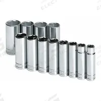 SK PROFESSIONAL TOOLS Socket Set: 1/2 in Drive, 12 Piece, 6-Point, SAE, 1/2 in to 1 1/4 in (MPN 4822). Key specifications — attr1224269: 1/2 in; attr1204685: Not Tether Capable; attr1204650: 1/2 in to 1-1/4 in; attr1204673: Socket Bits Not Included; attr1204688: SK PROFESSIONAL TOOLS; attr1224230: Friction; attr1206170: Deep Sockets.