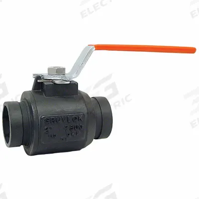 GRUVLOK Manual Two-Way Ball Valve: 4 in, Ductile Iron, Straight, Gruvlok x Gruvlok - Ductile Iron Ball Valves