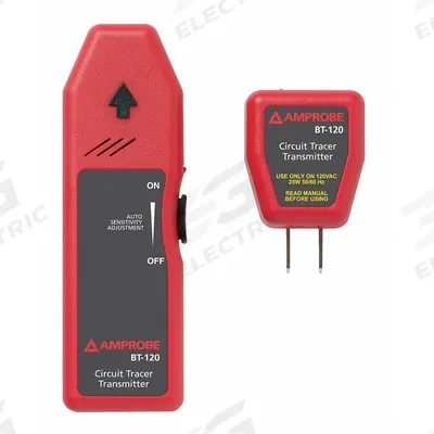 AMPROBE Circuit Breaker Finder: 90 to 120V AC, CAT II 120V, No Display, Std - Circuit Breaker Finders