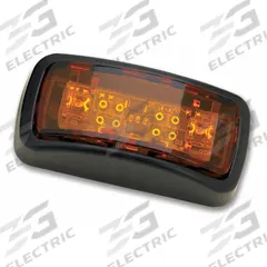 J.W. SPEAKER Clearance Marker Lamp: Marker Light, LED, Rectangular, Surface Mount, Amber, Panel (MPN 150). Key specifications — Lens Color: Amber; Brand: J.W. SPEAKER; Electrical Connection: Bare Lead Connector; Lighting Technology: LED; Mount Type: Panel.