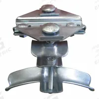 GLEASON Festoon Fixed Clamp: Round, 0.95 in – 1.25 in, 5.79 in Overall Lg (MPN C35-RE-13). Key specifications — Compatible Cable Type: Round; Brand: GLEASON; Material: Steel; Product Type: Clamp.