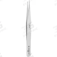 EXCELTA Tweezers: Stainless Steel, Point, Straight Tip (MPN 1-SA-PI). Key specifications — attr1002355: Stainless Steel; attr1002345: EXCELTA; attr1002348: Stainless Steel; attr1002358: Smooth; attr1002361: 1-SA; attr1024781: Standard.