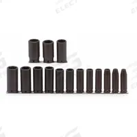 PROTO Impact Socket Set: 1/2 in Drive Size, Small Set (0-50 pieces) Set Size, 15 Pieces, Black Oxide (MPN J74114). Key specifications — attr1204251: PROTO; attr1215453: 1/2 in; attr1215454: 3/8 in to 1-1/4 in.