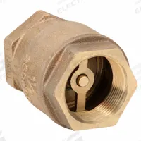 MILWAUKEE VALVE Low Lead Spring Check Valve: Swing, Inline Valve Body, 1 1/2 in Pipe Size, Bronze (MPN UP548T 1-1/2). Key specifications — Brand: MILWAUKEE VALVE.