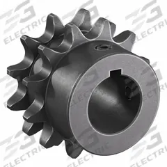 TRITAN Roller Chain Sprocket: 40-2, For 1/2 in Chain Pitch, 7/8 in Bore Dia, 12 Teeth, Steel (MPN D40BS12H X 7/8). Key specifications — Brand: TRITAN.