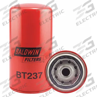 BALDWIN FILTERS Oil Filter: BT237, LF699, 3/4"-16 Thread Size, 7 1/8 in Overall Ht, Oil - Spin-On Oil Filters