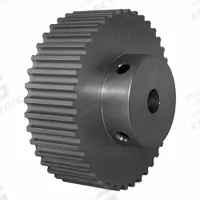 DAYTON Timing Pulley: Modified Curvilinear, Fixed, For GT Timing Belt Section, For 15 mm Belt Wd (MPN 40-5P15M6A12). Key specifications — Brand: DAYTON; Finish: Clear Anodized; For Belt Series: Powerhouse®.