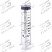 APPROVED VENDOR Dispensing Syringe: Manual, 50 mL, Luer-Lock Connection, Translucent, 10 PK (MPN 5FVE3). Key specifications — Actuation: Manual; Product Type: Disposable Luer-Lock Syringe; UV Resistant Body: No; Hub Connection Type: Luer-Lock; Color: Translucent; For Use With: Reusable and Disposable Dispensing Needles; Material: Polypropylene; Brand: APPROVED VENDOR.