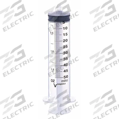APPROVED VENDOR Dispensing Syringe: Manual, 50 mL, Luer-Lock Connection, Translucent - Disposable Dispensing Syringes