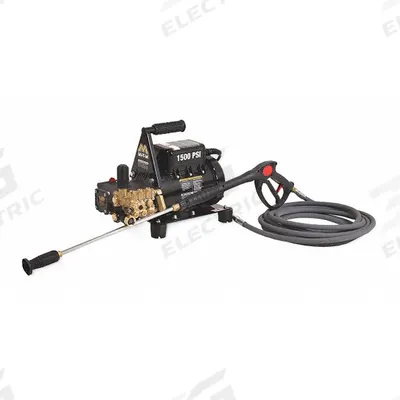 MI-T-M Electric Pressure Washer: Carry, 120 V – Single-Phase, 1,500 psi, 2 gpm - Cold Water Pressure Washers