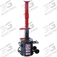 GRAY Truck Jack: Steel, Pneumatic, Air, 10 ton Load Capacity, 17 1/2 in Min Lift, 52 1/2 in Max Lift (MPN TAJS-2000). Key specifications — Brand: GRAY; Lifting Actuator: Pneumatic; Body Material: Steel.