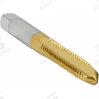 WIDIA GTD Straight Flute Tap: 1/4"-20 UNC, H3, 3 Flute, Plug Chamfer, TiN Coated High Speed Steel (MPN 15454)