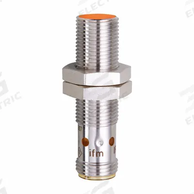 IFM Inductive Cylindrical Proximity Sensor: Built-in Connector, Shielded, 3 Wires - Cylindrical Sensors with Built-in Connectors