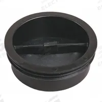 TRAP-TITE Waterless Trap Seal: 4 in Overall Dia, 1 1/2 in Overall Ht, Polypropylene/Silicone, Black (MPN 69440). Key specifications — Material: Silicone; Connection Type: Push-In; Brand: TRAP-TITE; Color: Black.
