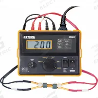 EXTECH Milli Ohmmeter: 200 microohm to 2 kiloohm, Digital, Low Resist, No Certification Included (MPN 380462). Key specifications — Brand: EXTECH; Tester Type: Milli Ohmmeter.