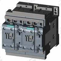 SIEMENS IEC Magnetic Contactor: Reversing, 3 Poles, 3NO Contacts, 12 A, 120V AC Coil (MPN 3RA23248XB301AK6). Key specifications — Brand: SIEMENS; Integrated Surge Suppression: No.