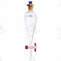 APPROVED VENDOR Funnel: Borosilicate Glass, 250 mL, 22 mm, 12 mm, 60 mm Stem Lg, Colorless (MPN 29049F-250). Key specifications — Product Type: Separatory Funnel; Body Color: Colorless; Brand: APPROVED VENDOR.