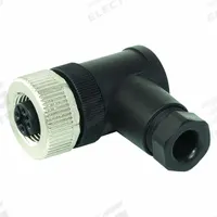 MURRELEKTRONIK Circular Connector: A Coded, 4 Socket, M12 Screw, IP67, Screw Terminals, 90° Angle (MPN 7000-12981-0000000). Key specifications — Connector Body Type: Socket; Coding: A; Brand: MURRELEKTRONIK; Voltage Rating: 250V AC/250V DC; Thread Size: M12; Mounting Style: Screw; IP Rating: IP67; Housing Material: Plastic.