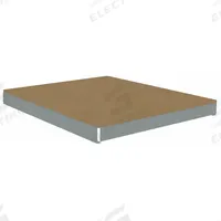 TENNSCO Shelf: 48 in x 30 in, 2,500 lb Load Capacity, Particleboard, Gray, Shelf (MPN ZLCS-4830D). Key specifications — Decking Material: Particleboard; Includes: (4) Beams; Decking Finish: Unfinished; Shelf Configuration: Single Straight; Color: Gray; Frame Material: Steel; Brand: TENNSCO; Frame Finish: Zinc Plated.
