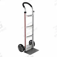 MAGLINER General Purpose Hand Truck: 500 lb, Flow-Back Handle, Silver, Aluminum, Solid, 8 in Wheel (MPN HMK119E11--N). Key specifications — Brand: MAGLINER; Color: Silver.