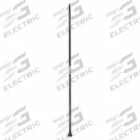 WESTWARD Digging Bar: Chisel/Point End, 2 9/16 in End Wd, Hexagon Bar Shape, 1 in Bar Dia (MPN 20C887). Key specifications — Handle Color: Black; Bar Shape: Hexagon.