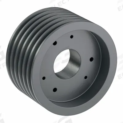 APPROVED VENDOR V-Belt Pulley: B80, 6 Groove, 8.35 in OD, Bushed Bore, SF - Bushed-Bore Cast-Iron V-Belt Pulleys
