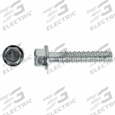 RED HEAD Screw Anchor: 3 in Overall Lg, 5/8 in Dia, Steel, External Hex, Hex, Steel - Heavy-Duty Hex-Head Screw Anchors
