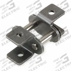 TSUBAKI Attachment Link: For Std Roller Chains, KK-1, 40, Single Strand, 1/2 in Pitch, Steel, 5 PK (MPN 40KK1CL). Key specifications — attr305132: Attachment; attr305112: TSUBAKI.