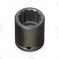 PROTO Impact Socket: 1/2 in Drive Size, SAE, 1 1/4 in Socket Size, 12-Point, Std, 2 in Overall Lg (MPN J7440). Key specifications — attr1215501: PROTO; attr1215515: Black Oxide; attr1215518: 1-1/4 in.