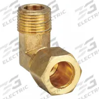 APPROVED VENDOR Compression Fitting Elbow: 1/2 in OD x 3/8 in Pipe Fitting Size, Compression x MNPT (MPN 700069-0806). Key specifications — Brand: APPROVED VENDOR.