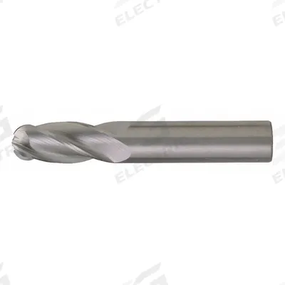 CLEVELAND Ball End Mill: Carbide, TiAlN Coated, 4 Flute, 9/32" Mill Dia, 7/8" LOC - General Purpose Carbide Ball End Mills