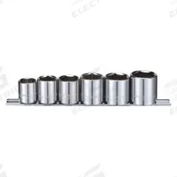 WESTWARD Socket Set: 3/8 in Drive, 6 Piece, 6-Point, SAE, 11/16 in to 1 in (MPN 53PN38). Key specifications — attr1224269: 3/8 in; attr1204685: Tether Ready; attr1204650: 11/16 in to 1 in; attr1204673: Socket Bits Not Included; attr1204688: WESTWARD; attr1206170: Standard Sockets.