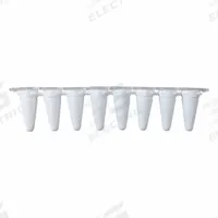 APPROVED VENDOR PCR Strip: PCR Strip, Polypropylene, 0.1 mL Capacity - mL, 0 fl oz Capacity - oz (MPN P3801-QW). Key specifications — Brand: APPROVED VENDOR; Graduated: No; Closure Color: Colorless; Includes: Separate Optical Strip Caps; Includes Closure: Yes; Body Color: White; Bottom Shape: Conical; Body Material: Polypropylene.