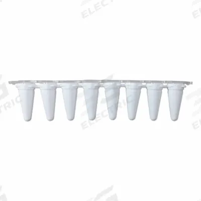 APPROVED VENDOR Strip: PCR Strip, Polypropylene, 0.1 mL Capacity - mL - Plastic PCR Strip Tubes