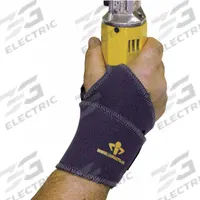 IMPACTO Thermal Wrap Wrist Support: Ambidextrous, M Ergonomic Support Size, Black (MPN TS22630). Key specifications — Brand: IMPACTO; Wrist: Ambidextrous; Color: Black; Fits: 6-1/2 in to 7-1/2 in.