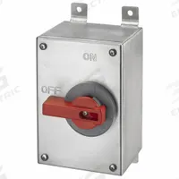 HUBBELL Enclosed Disconnect Switch: Non-Fusible, 30 A, Three Phase, 600V AC, 304 Stainless Steel (MPN HBLDS3SS). Key specifications — Environment: Indoor/Outdoor; Phase: Three; Handle Color: Red; Housing Material: 304 Stainless Steel; Standards: UL 98; Brand: HUBBELL; For Environment: Indoor & Outdoor Rated; Extra Features: Neutral Assembly.