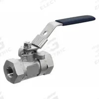 USA INDUSTRIALS Manual Two-Way Ball Valve: 3/4 in, 304 Stainless Steel, Straight Valve Body, RPTFE (MPN ZUSA-VLV-48). Key specifications — Brand: USA INDUSTRIALS; Handle: Locking Lever.