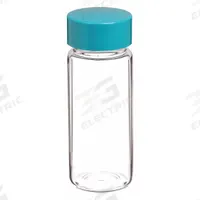 QORPAK Vial: 40 mL, Includes Closure, Thermoset, 29.25 mm Body Dia, Square, Colorless, Sample (MPN GLC-01039). Key specifications — Body Color: Colorless; Screw Closure Size: 24-400 mm; Brand: QORPAK; Bottom Shape: Square; Self-Standing: Self-Standing.