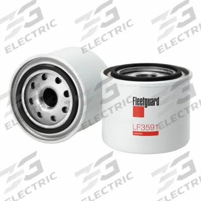FLEETGUARD Automotive Oil Filter: B179, LF3591, M20 x 1.5-6H INT Thread Size, 5 in Overall Ht - Spin-On Oil Filters