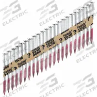 PASLODE Metal Connector Nails,2 1/2" L: Connector Nails, Flat, Smooth, 2 1/2 in Overall Lg, 2,000 PK (MPN 650198). Key specifications — Point Type: Diamond; Brand: PASLODE.