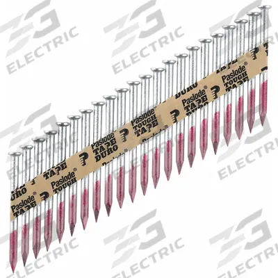 PASLODE Metal Connector Nails,2 1/2" L: Connector Nails, Flat, Smooth, 2 1/2 in Overall Lg - Collated Metal Connector Nails
