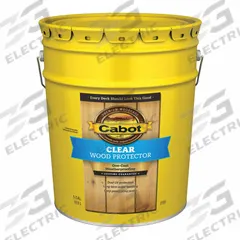 CABOT Sealer: Sealer, Exterior, Water, 5 gal Container Size, Concrete/Masonry/Wood, Clear, Clear (MPN 140.0002101.008). Key specifications — Brand: CABOT; Transparency: Clear; Use Location: Exterior; Sub-Brand: Clear Wood Protector; Color: Clear.