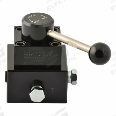 BVA HYDRAULICS Hydraulic Control Valve: 4.5 gpm Max Flow Rate, Three Positions, 1/4" NPT - Lever-Operated Directional Control Valves