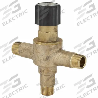 LEONARD VALVE Thermostatic Mixing Valve: 1/2 in Inlet Connection Size - Point-of-Use Mixing Valves