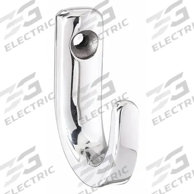 SUGATSUNE Hook: Screw, 35 lb Wt Capacity, 1 Points per Hook, Silver - Wall Mount Utility Hooks