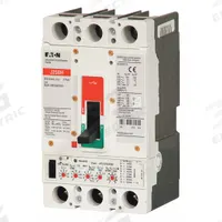 EATON Molded Case Circuit Breaker: 100 A Amps, 100kA at 480V AC, Fixed, ABC, Line/Load Lug, Std, JG (MPN JGH3100FAG). Key specifications — attr217792: JG; attr196056: 100kA at 480V AC; attr196057: Fixed; attr196058: ABC; attr196059: Line/Load Lug; attr196061: 250A/JG.