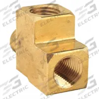 APPROVED VENDOR Metal Pipe Tee: Tee, 1/8 in x 1/8 in x 1/8 in, 1,000 psi, 1 1/16 in Lg, CA2745 Brass (MPN 706127-02). Key specifications — Maximum Operating Pressure: 1,000 psi.